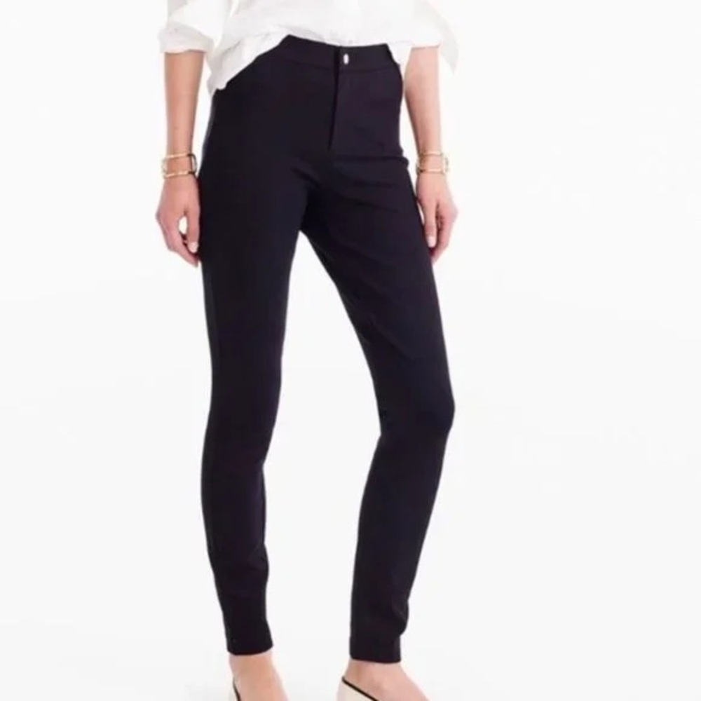 J.Crew Pixie Snap-Front Jodhpur Pant in Black